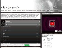 Tablet Screenshot of kosi-sings.com